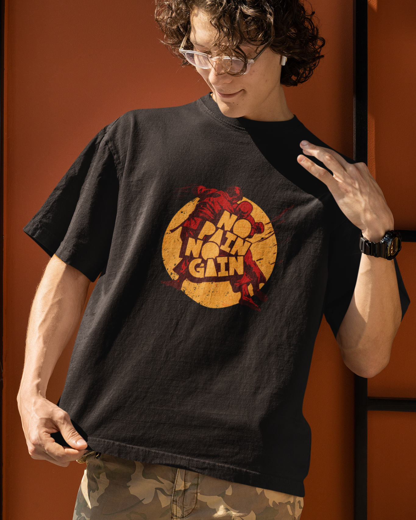 No Pain No Gain Oversized T-Shirt