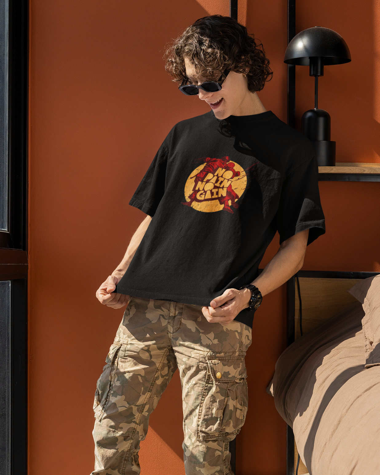 No Pain No Gain Oversized T-Shirt